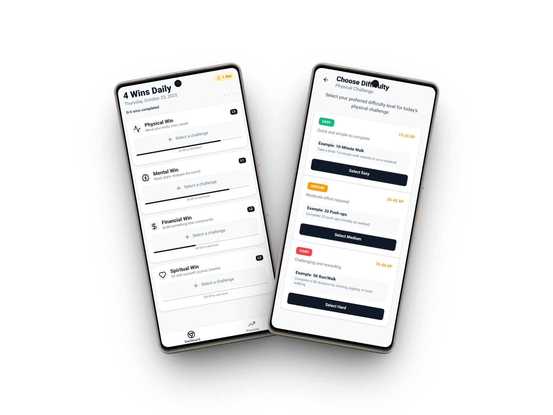 4Wins App Screenshot
